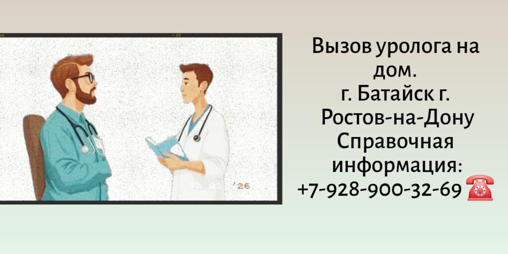 Батайск вызов уролога на дом