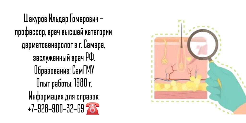 Дерматолог- венеролог Самара - Шакуров Ильдар Гомерович