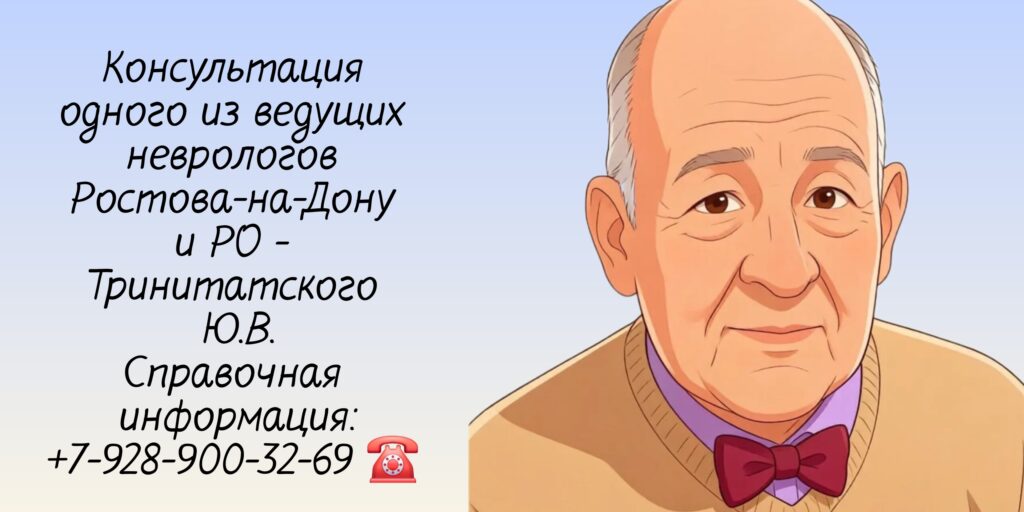 Хороший невролог в Ростове-на-Дону - Тринитатский Юрий Владимирович